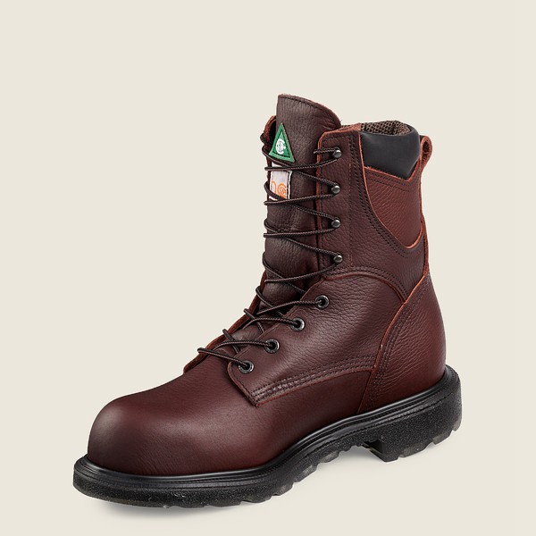 Bottes de Sécurité Red Wing - Supersole® 2.0 - 8-Inch Insulated Waterproof Csa Toe - Bordeaux - Homm